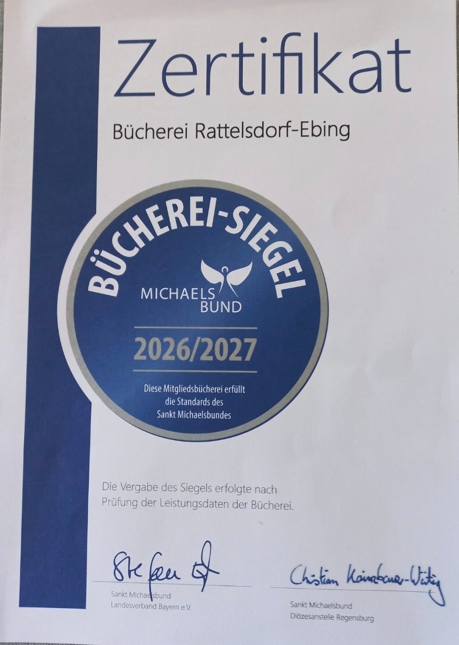 Bücherei-Siegel Silber